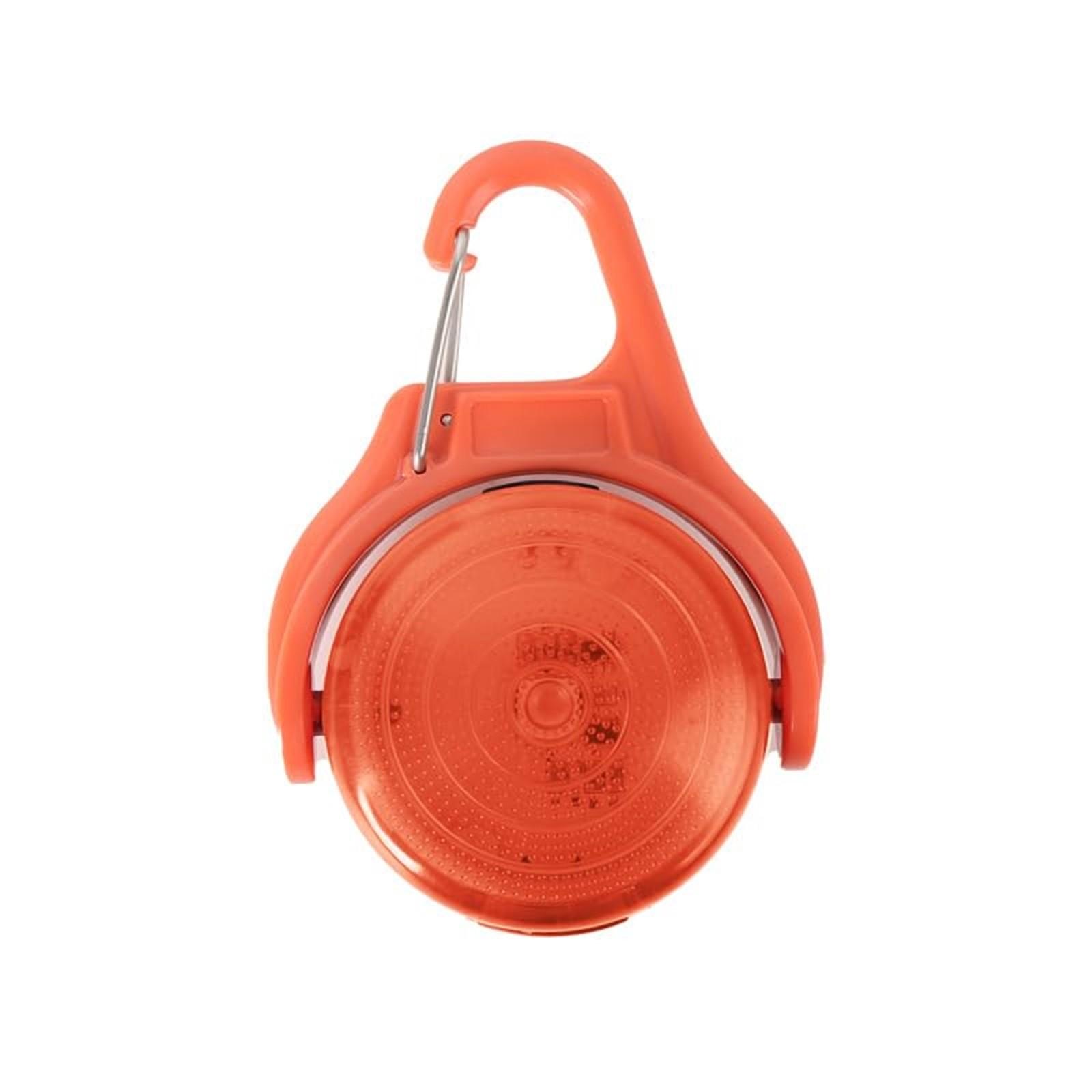 

Rechargeable Pet Pendant Light with Clip On Portable Design USB Charging Durable Outdoor Safety Light for Dogs Cats One Size оранжевый