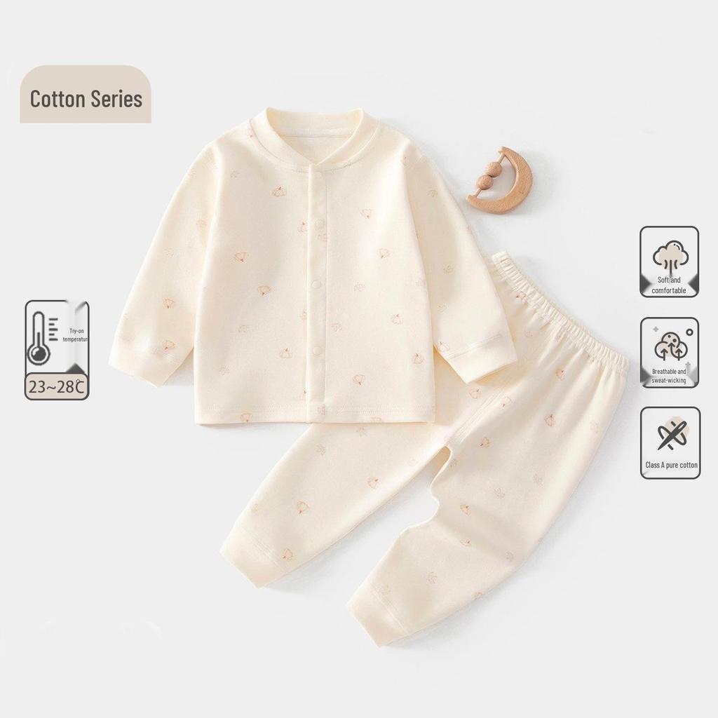 Infant Toddler Cotton Base Layer Set - Tagless Autumn Spring Wear