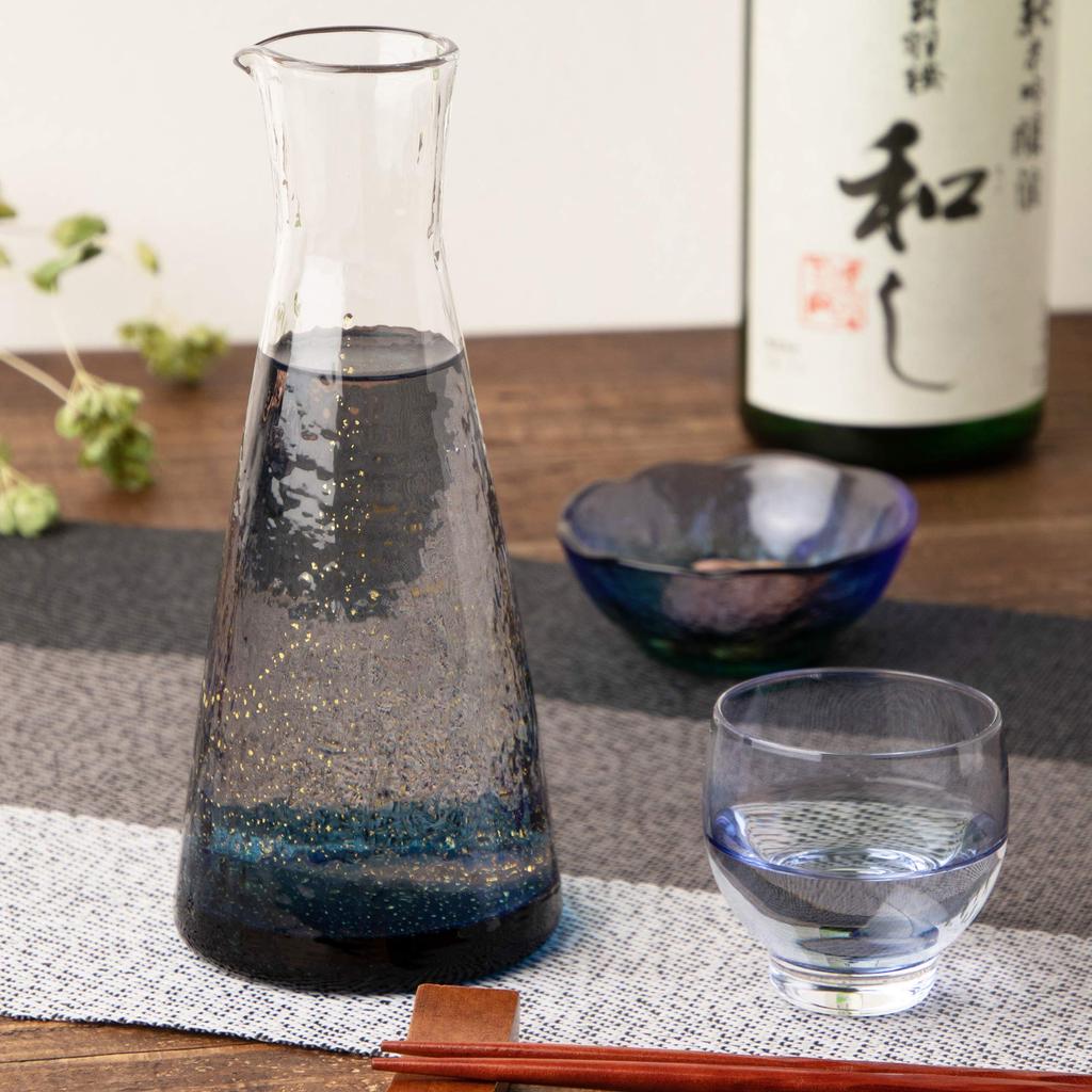 Toyo Sasaki Glass Edo Glass Yachiyo Kiln Sake Bottle 300ml Made In Japan Carafe Katakuchi Bowl Pitcher Decanter Gift Present 63701
