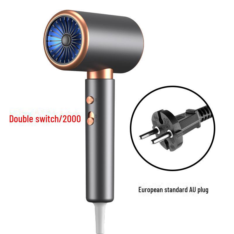 High-Power Blue Light Hair Dryer for Salon and Dorm Use