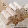 Women's Thick Knit Cream White Footed Tights for Autumn and Winter
