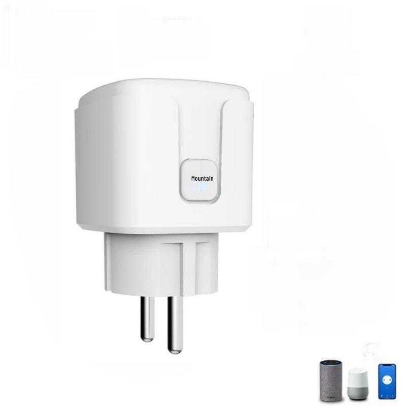 

16A European Tuya WiFi Smart Socket with Timer, Remote Control, and Power Statistics
