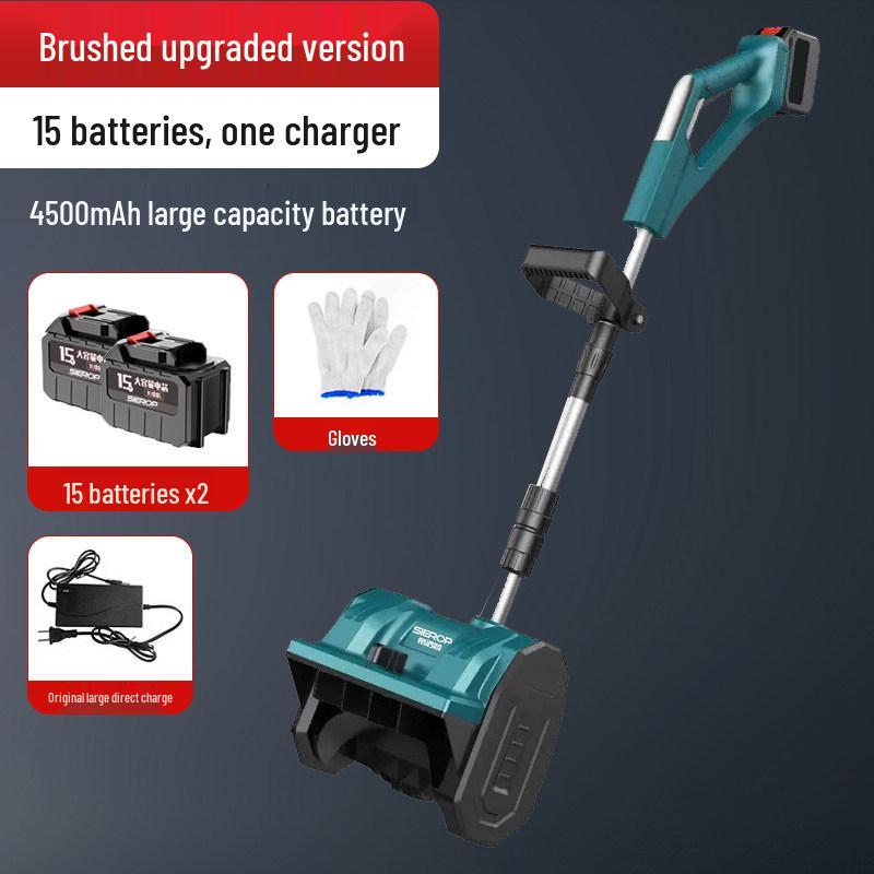 Cordless Electric Snow Sweeper - Compact Lithium Battery Snow Shovel