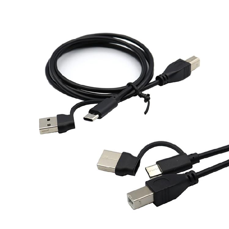 USB TypeC Male to USB Male Cable For Electronic Piano Microphone Connector