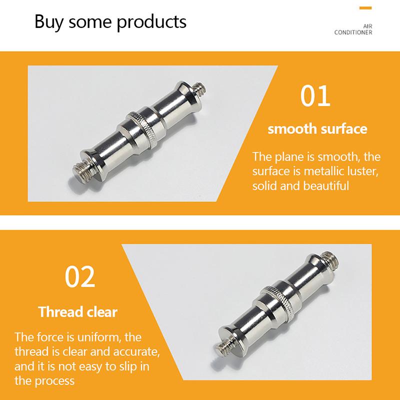Lightweight Screw Converter 3/8 To 1/4 Tripod Accessories Excellent Tripod Male