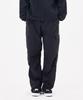 Nylon Belted Cargo Pants - Black