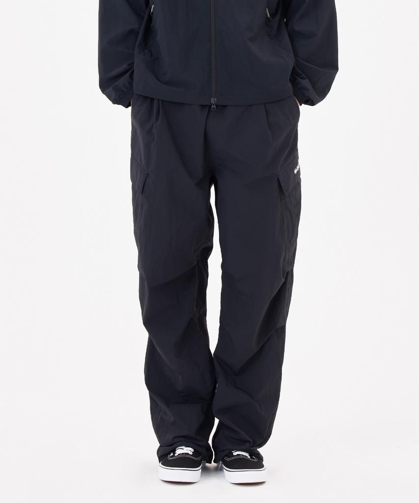 MARK GONZALES Nylon Belted Cargo Pants - Black