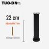 Adjustable Ribbed Bed Frame Support Legs - T-Shaped Accessories