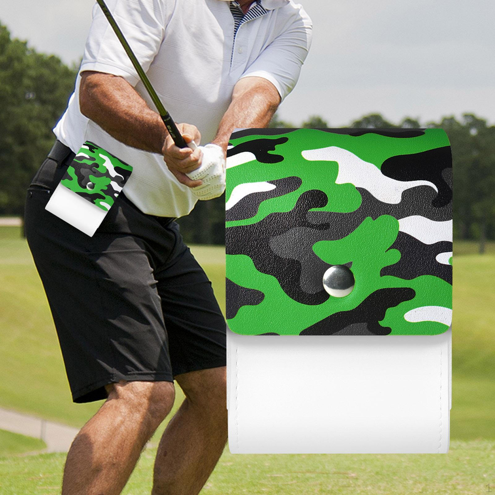 

Чохол для гольф-далекоміра Сумка для зберігання далекоміра Пристрої Подарунки для гольфістів Пояс зелений