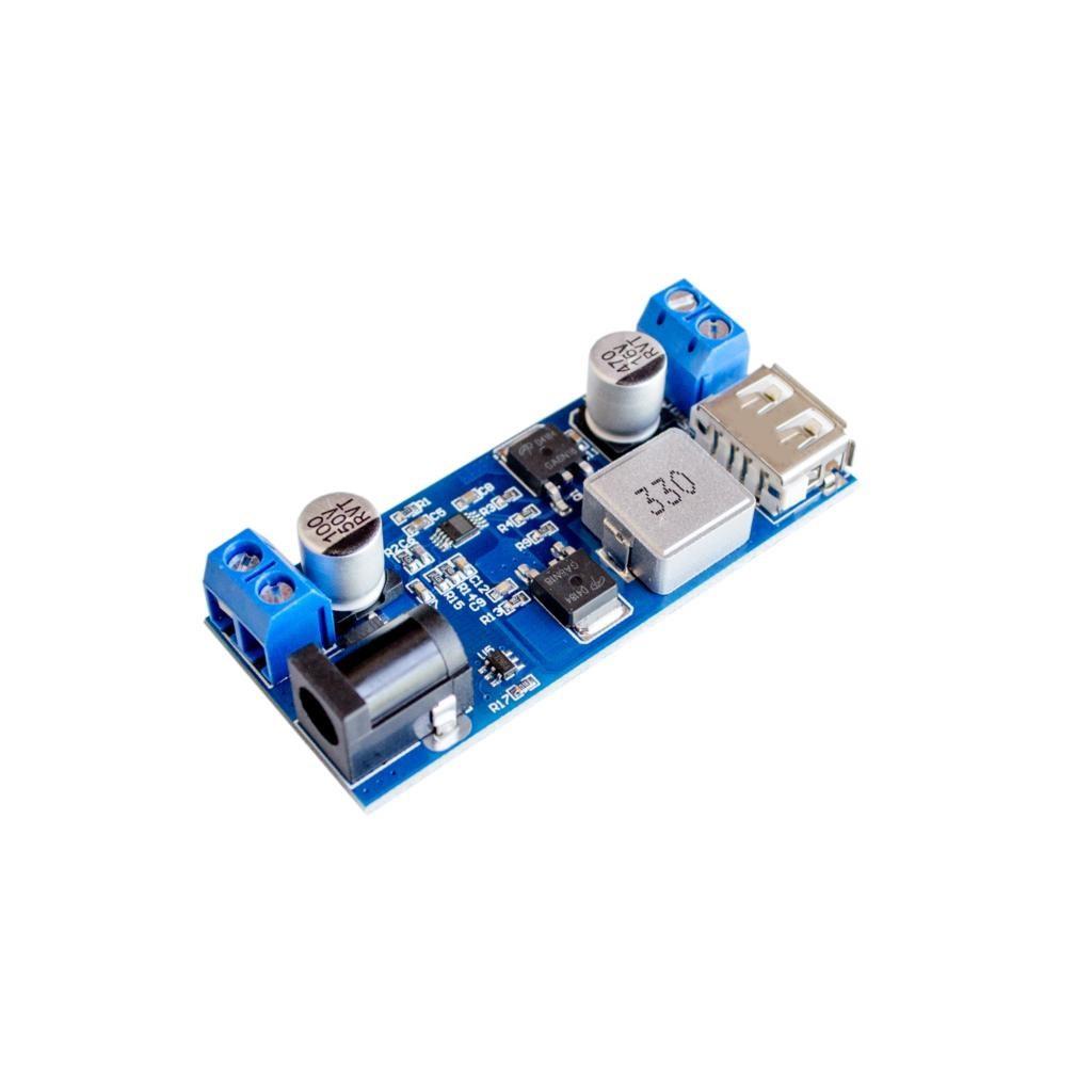 

DC-DC 24V/12V To 5V 5A Step Down Power Supply Buck Converter Replace LM2596S Adjustable USB Step-down Charging Module For Phone