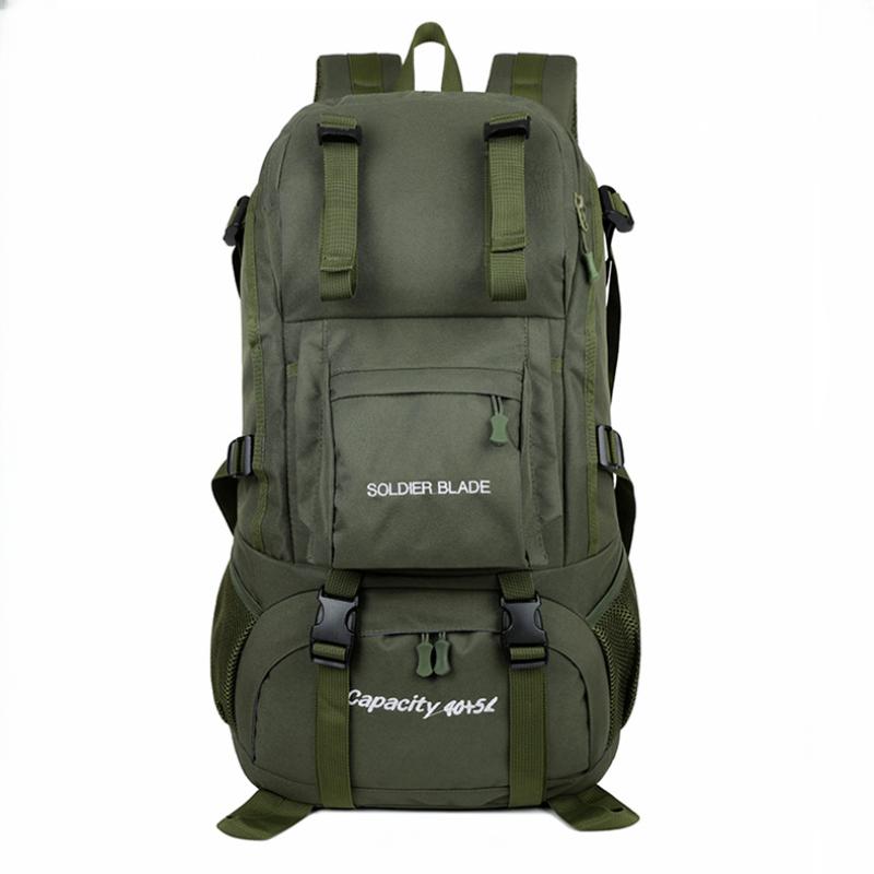 New Unisex Oxford Waterproof Trekking Mountaineering Bags 50L Large Capacity Camping Adventure Travel Backpack Ultra Light Outdoor Sports Climbing Bag