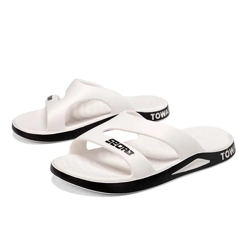 Fashion Slippers for men all seasons indoor home bathing sandals nonslip outdoor summer beach slippers wearesistant soft bottom slippers