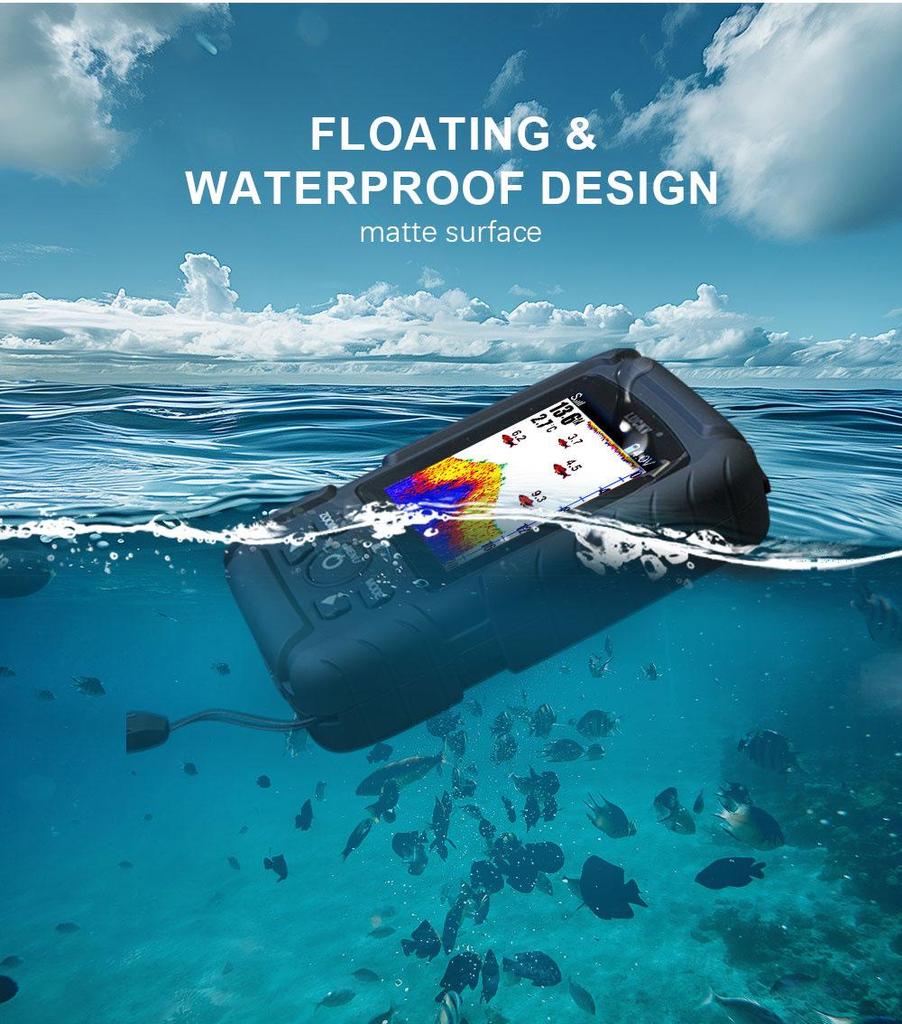 LUCKY Wireless Portable Color Screen Smart Sonar Fish Finder