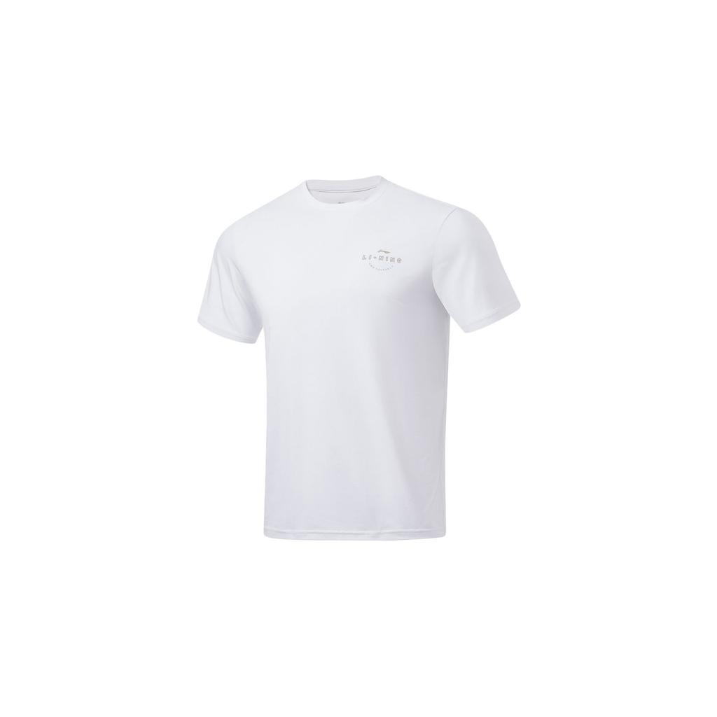 Li-Ning Fitness Series Quick-Dry Short Sleeve T-Shirt Men Tops White ATST093-2