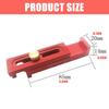 High Strength Aluminum Table Sawing Gaps Gauge Tool Woodworking Ruler with Clear Scale for Carpentry and Home Repairs