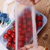 Disposable Food Wrap Cover Transparent High Elasticity Stretchable for Storage Containers100PCS