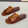 3517 Jihua Beef Tendon Slippers Men's Non-slip Elderly Bathing New Chinese Style Home Integrated Molding Outer Wear Dad Sandals
