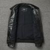 Décontracté hommes veste en cuir véritable peau de vache hommes veste en cuir peau de vache mince Fift automne printemps vêtements masculins