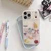 Korean Style Illustrated Graffiti iPhone 17/16 Pro Max Double Layer IMD Case