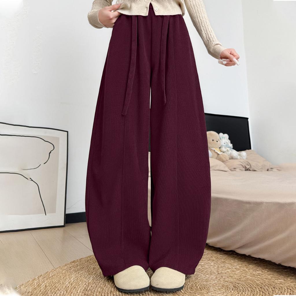 Women's Fashionable Loose Wide-Leg Trousers
