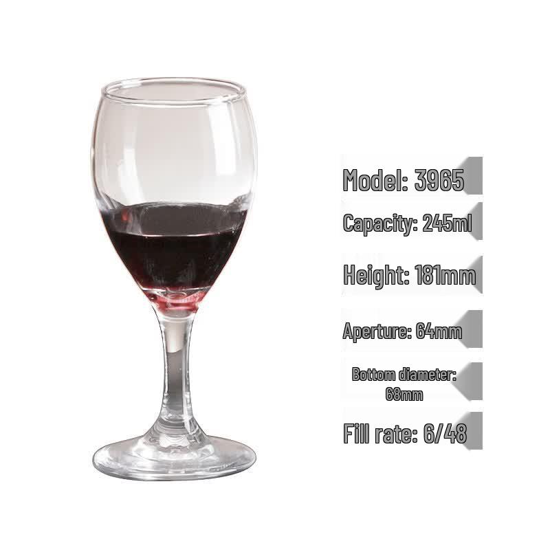 Shangqi Glass Red Wine Goblet Set