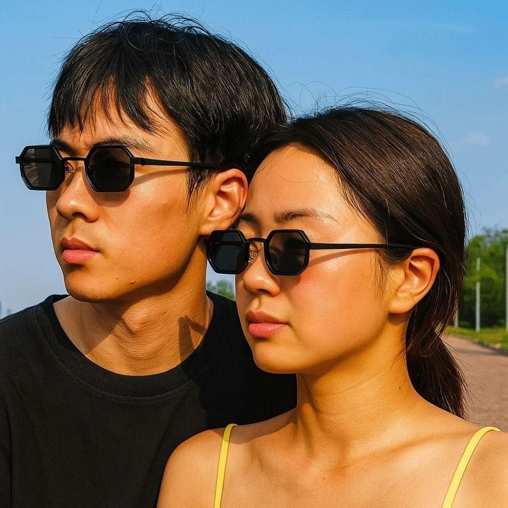 Lightweight Unisex Polarizing Lens Sunglasses Gradient Anti-UV Glasses Outdoor
