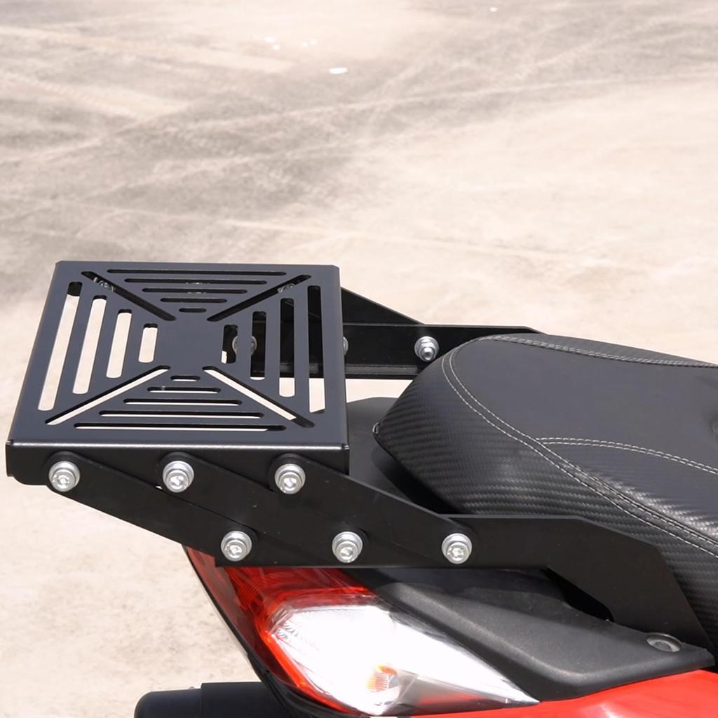 Nextstage Rear Motorcycle Rear Box Adjustable Front and Cargo Motorcycle Custom Parts N-MAX Carrier, Compatible, Steel, Rear, Rack, Carrier,