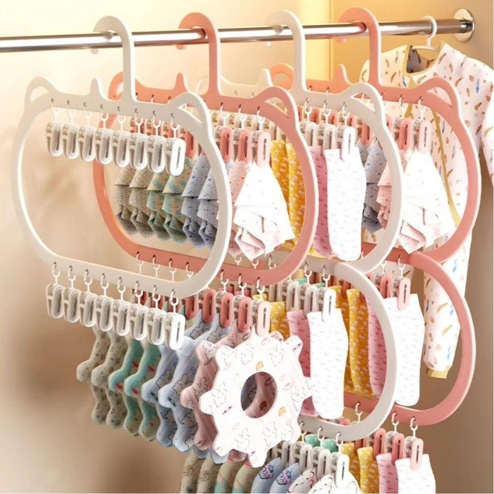 Space-saving Sock Drying Rack Multi-clip Sock Drying Hanger  Socks Underwear