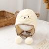 Lamb Design Kids Knit Hat Thick Knit Earflap Cap Comfort Baby Headwear  Outdoor