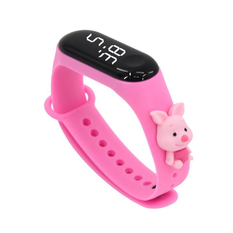 Mickey Mouse Digital Kids Watch With Waterproof Tpu Band For Children And Touch Control