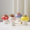Elegant Mushroom Shaped Sturdy Silicone Flower Pots Mould Tool Must Have Accessory for Home Use Resin Art Enthusiasts