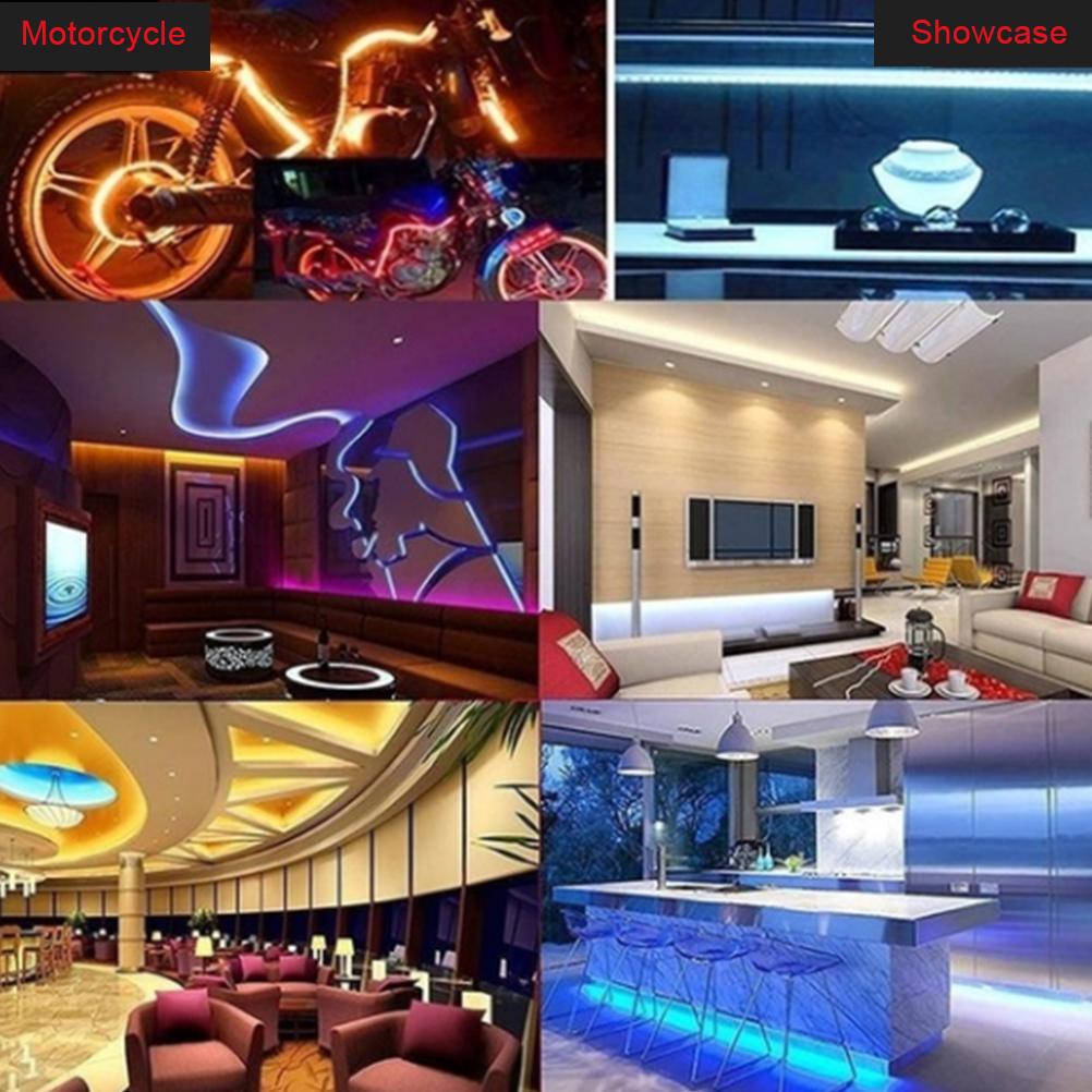 5M LED RGB Light Rechargeable Light Strap with Remote Control Indoor Bedroom Decor