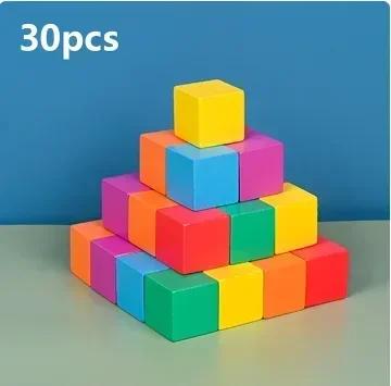

Cube Three-View Teaching Aids Orientation Observer Space Thinking Training Primary School Students Year 3-4 Grade Children S Toy