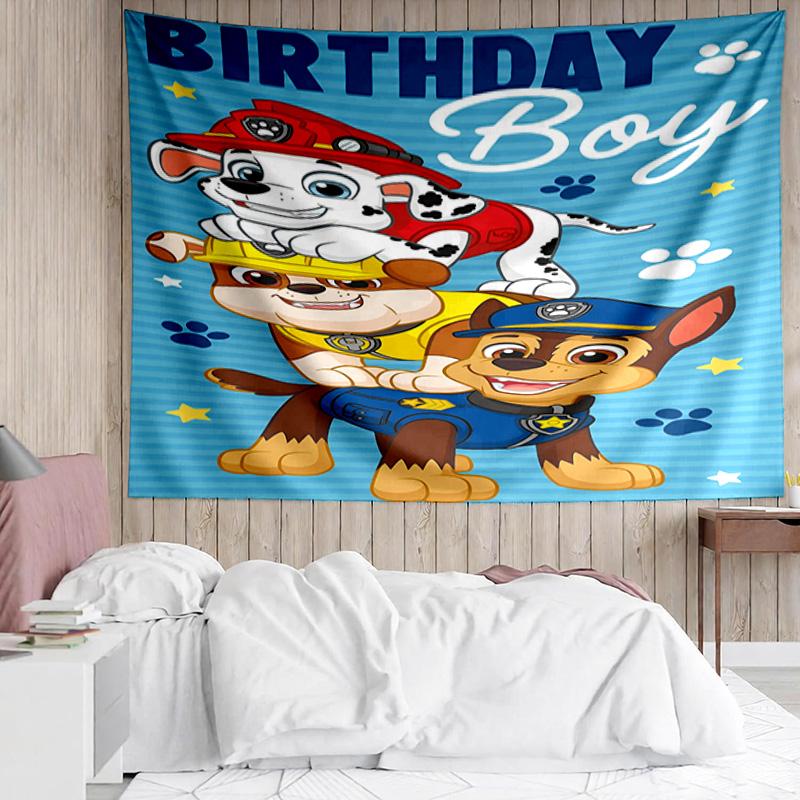 1PC Paw Patrol: Heroic Rescue Tapestry, Unique Design Tapestry, Suitable for Bedroom,Livingroom, Playroom,Heartwarming Holiday Gifts