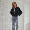 Maxza Out Pocket Loose Fit Blouson Crop Jumper Cd08qj301on