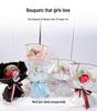 Cross-border Christmas Bobo Ball Soap Flower Gypsophila Dried Flower Spherical Bouquet Gift for Valentine’s Day