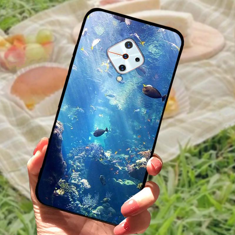 For Vivo V17 Russia Case Vivo 1920 TPU Soft Silicone Marble Phone Case For Vivo S1 Pro Fundas V1945A V1945T Cover Coque Shells