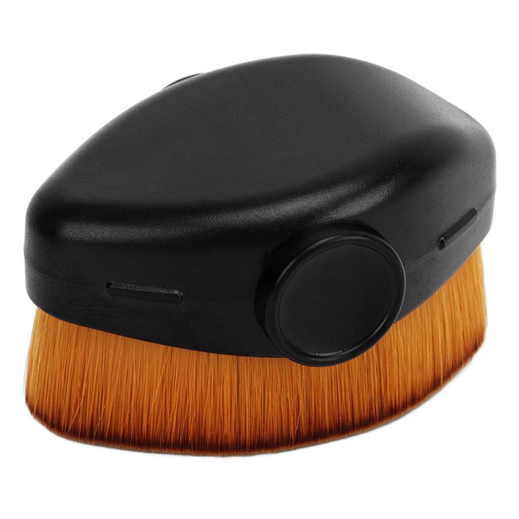 Nail Dust Brush Portable Soft Dust Powder Removing Cleaning Brush for Makeup Manicure Black