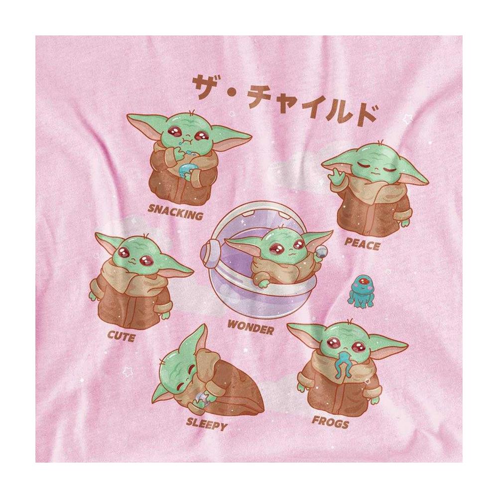 Star Wars The Mandalorian Childrens/Kids Grogu Cute Traits T-Shirt