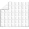 Couette d'hiver - vidaXL - 240 x 220 cm - Microfibre - Plumes et duvet de canard - Lavable à 40°C