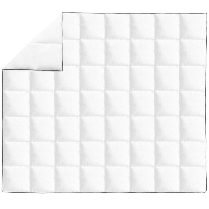 Couette d'hiver - vidaXL - 240 x 220 cm - Microfibre - Plumes et duvet de canard - Lavable à 40°C