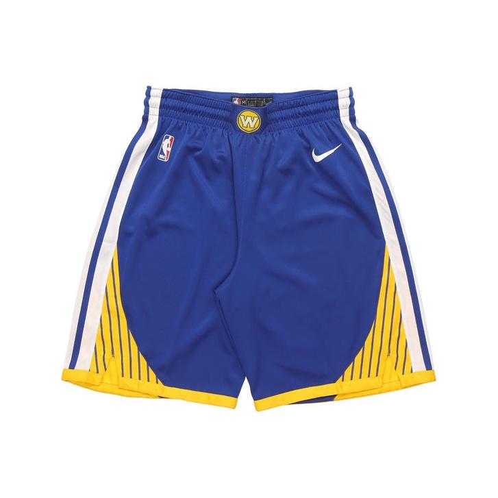 Nike Icon Edition Swingman Golden State Warriors Retro Basketballshorts Herren Unterteile Blau 866809-495 L blue