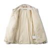 Men's Hooded Cotton Jacket with Mulberry Silk, Diamond Pattern, Winter Casual Outerwear.