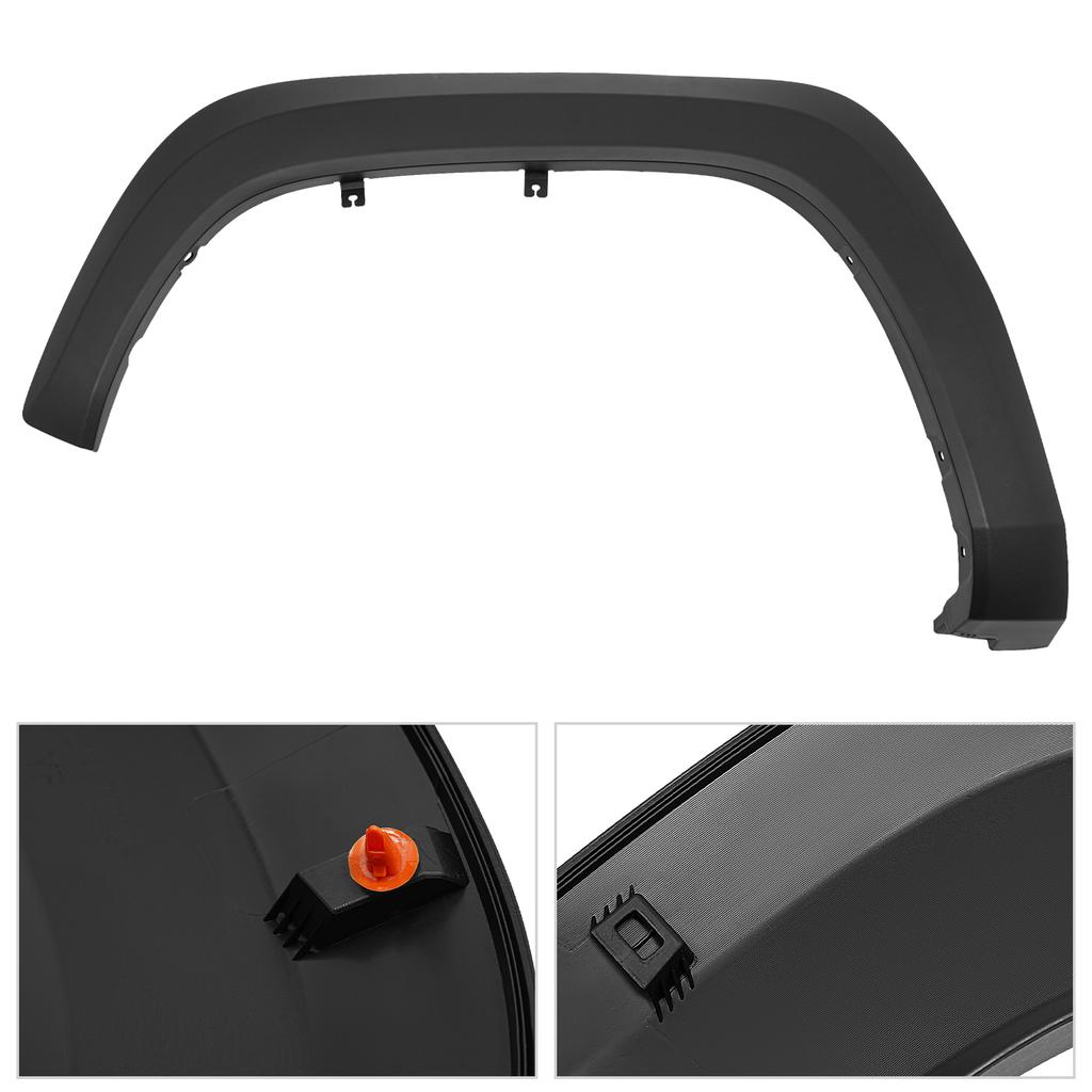 2016-2025 Toyota Tacoma Ornament Aripă Spate Stânga, Material PC Acoperire Arc Roată, Accesorii Exterioare Ornament Aripă Spate Stânga