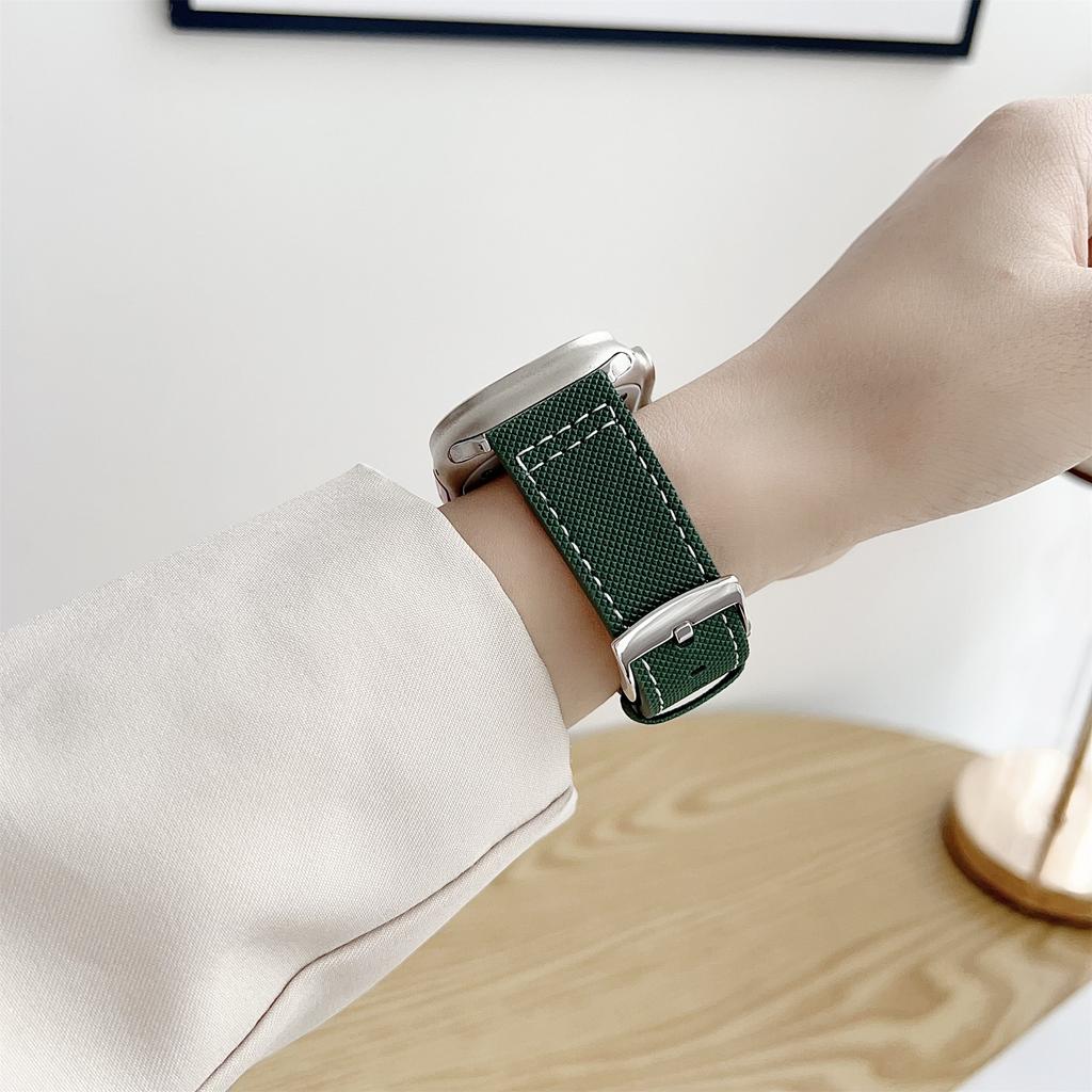 Watch Band for Apple Watch Series 11 10 42mm/9 8 7 41mm/SE3 SE2 SE 6 5 4 40mm/3 2 1 38mm Adjustable Leather Wrist Strap