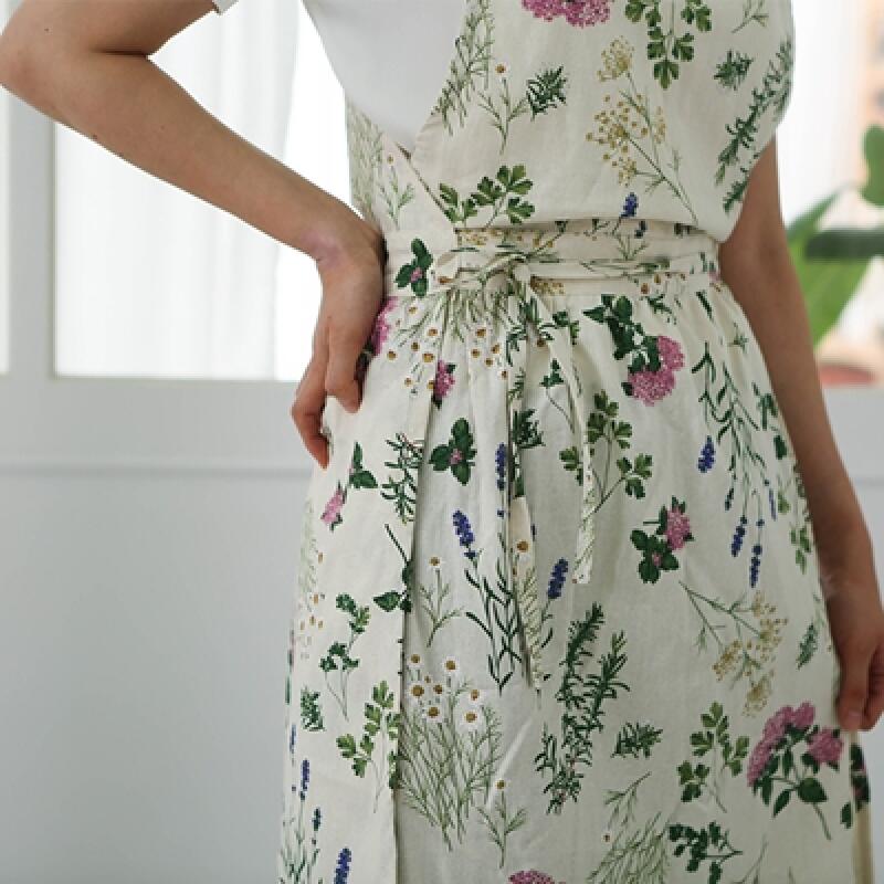 Revgarden Jang Geum Apron Linen One-Piece Apron