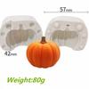 Wholesale Halloween Pumpkin Shape Cake Candles Resin Mould Aromatherapy Plaster 3D Silicone Mold Kitchen Baking Tool Decoration