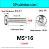 In-Stock 304 Stainless Steel Phillips Pan Head Machine Screw GB818