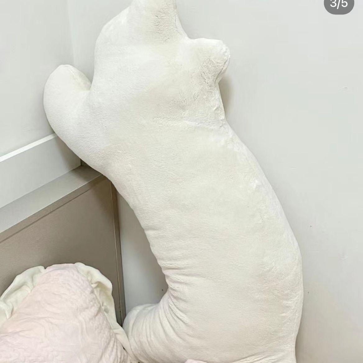

MUJI Adorable Cat Plush Long Body Pillow for Sleeping - Perfect Gift for Girls