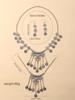 Retro Ethnic Miao Tassel Coin Jewelry Set: Necklace, Forehead Chain, Earrings for Women